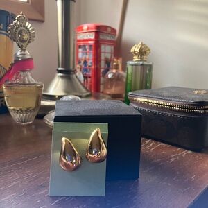 Gold Teardrop Earrings